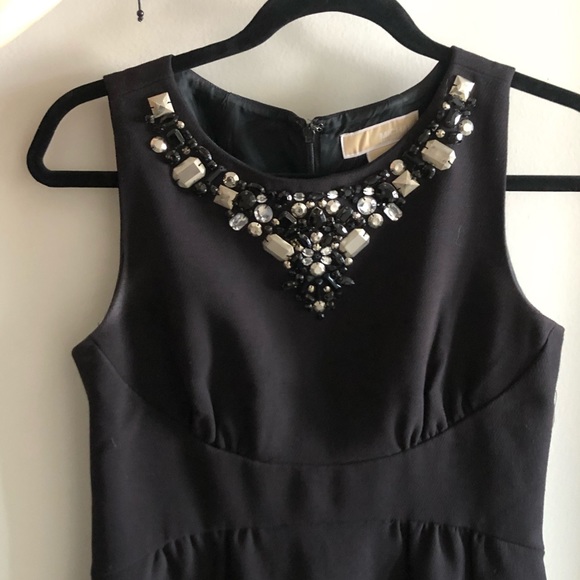 MICHAEL KORS DRESS BLACK WITH JEWELS - Picture 3 of 6